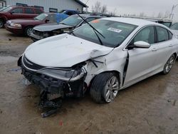 Salvage cars for sale at Dyer, IN auction: 2015 Chrysler 200 Limited
