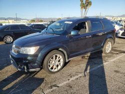 Salvage cars for sale from Copart Van Nuys, CA: 2013 Dodge Journey Crew