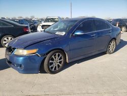 Salvage cars for sale at Grand Prairie, TX auction: 2006 Acura TSX
