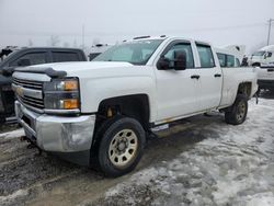 Salvage cars for sale at Leroy, NY auction: 2015 Chevrolet Silverado K2500 Heavy Duty