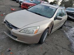 Vehiculos salvage en venta de Copart Denver, CO: 2003 Honda Accord LX