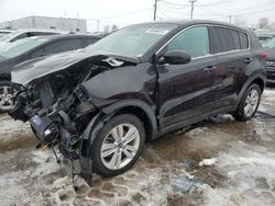 Salvage cars for sale from Copart Chicago Heights, IL: 2017 KIA Sportage LX