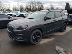 Salvage cars for sale from Copart Portland, OR: 2019 Jeep Cherokee Latitude Plus