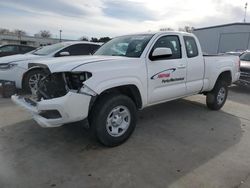 Salvage trucks for sale at Sacramento, CA auction: 2017 Toyota Tacoma Access Cab