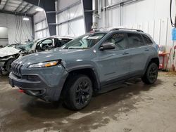 Jeep salvage cars for sale: 2015 Jeep Cherokee Trailhawk