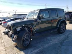 Vehiculos salvage en venta de Copart Sun Valley, CA: 2024 Jeep Wrangler High Altitude 4XE