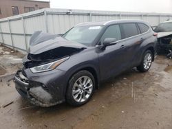 Toyota Highlander Limited salvage cars for sale: 2020 Toyota Highlander Limited