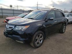 Salvage cars for sale at Chicago Heights, IL auction: 2007 Acura MDX Sport