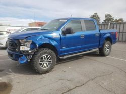 Salvage cars for sale from Copart Anthony, TX: 2017 Ford F150 Supercrew