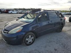 Salvage cars for sale from Copart West Palm Beach, FL: 2006 Toyota Sienna CE