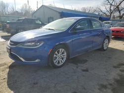 Salvage cars for sale from Copart Wichita, KS: 2016 Chrysler 200 Limited