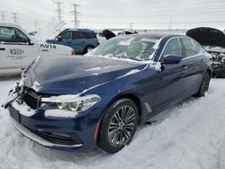 Salvage cars for sale at Elgin, IL auction: 2018 BMW 530 XI