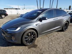 Salvage cars for sale at Van Nuys, CA auction: 2021 Tesla Model X