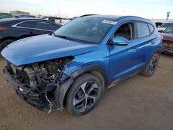 Hyundai Tucson Limited salvage cars for sale: 2016 Hyundai Tucson Limited