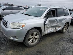 Salvage cars for sale from Copart Eugene, OR: 2008 Toyota Highlander Limited