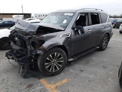 Salvage cars for sale from Copart Grand Prairie, TX: 2020 Nissan Armada SV