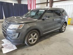 Ford Explorer salvage cars for sale: 2017 Ford Explorer XLT