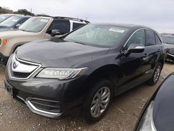 Salvage cars for sale at Grand Prairie, TX auction: 2016 Acura RDX Technology