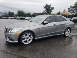 Salvage cars for sale from Copart San Martin, CA: 2012 Mercedes-Benz E 350