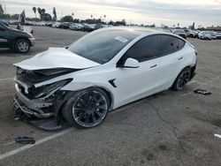 Salvage cars for sale at Van Nuys, CA auction: 2022 Tesla Model Y