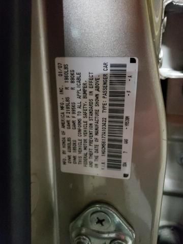 2007 Honda Accord Value