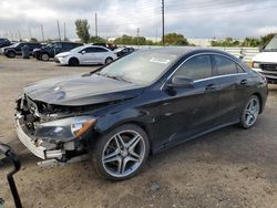 Salvage cars for sale from Copart Miami, FL: 2014 Mercedes-Benz CLA 250 4matic