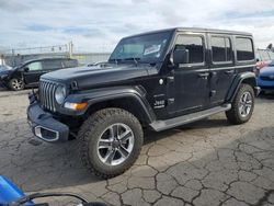 Jeep salvage cars for sale: 2019 Jeep Wrangler Unlimited Sahara