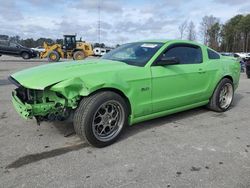 Salvage cars for sale from Copart Dunn, NC: 2013 Ford Mustang GT