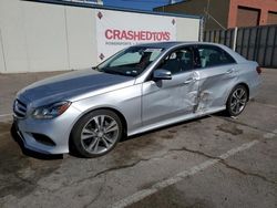 Vehiculos salvage en venta de Copart Anthony, TX: 2016 Mercedes-Benz E 350