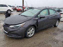 Salvage cars for sale at Indianapolis, IN auction: 2017 Chevrolet Cruze LT