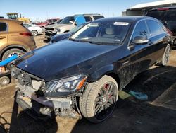 Salvage cars for sale from Copart Brighton, CO: 2020 Mercedes-Benz S 63 AMG 4matic