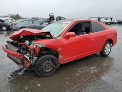 Salvage cars for sale at Pennsburg, PA auction: 2002 Honda Civic EX