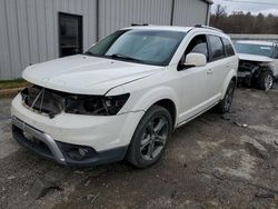 Salvage cars for sale at Grenada, MS auction: 2015 Dodge Journey Crossroad