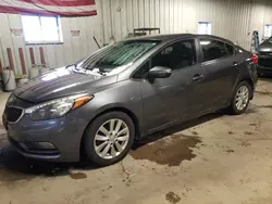 Salvage cars for sale at Franklin, WI auction: 2014 KIA Forte EX