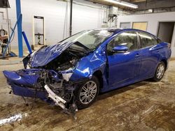 Salvage cars for sale from Copart Wheeling, IL: 2018 Toyota Prius