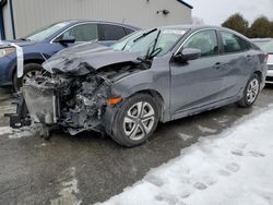 Vehiculos salvage en venta de Copart Mendon, MA: 2018 Honda Civic LX