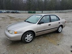 Salvage cars for sale from Copart Gainesville, GA: 2002 Chevrolet GEO Prizm Base