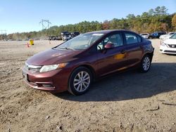 Honda Civic EX salvage cars for sale: 2012 Honda Civic EX