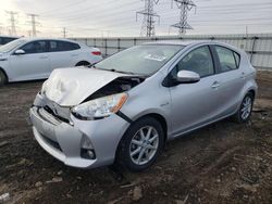 Salvage cars for sale at Elgin, IL auction: 2013 Toyota Prius C