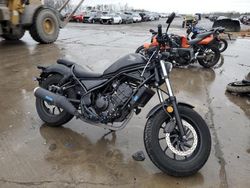 Salvage motorcycles for sale at Fredericksburg, VA auction: 2021 Honda CMX300
