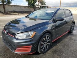 Salvage cars for sale at Rancho Cucamonga, CA auction: 2016 Volkswagen GTI S/SE