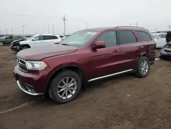 Salvage cars for sale at Greenwood, NE auction: 2017 Dodge Durango SXT