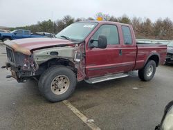 Salvage trucks for sale at Brookhaven, NY auction: 2000 Ford F250 Super Duty