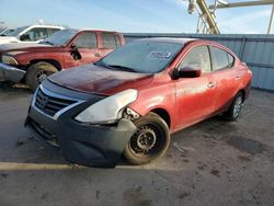 Salvage cars for sale at Kansas City, KS auction: 2017 Nissan Versa S