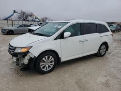 Salvage cars for sale from Copart Haslet, TX: 2015 Honda Odyssey EXL