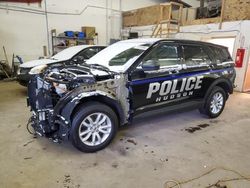 Salvage cars for sale at Ham Lake, MN auction: 2023 Ford Explorer Police Interceptor