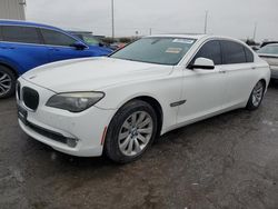 BMW salvage cars for sale: 2011 BMW 750 LI