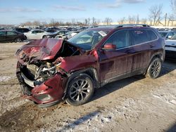 Vehiculos salvage en venta de Copart Bridgeton, MO: 2019 Jeep Cherokee Latitude Plus