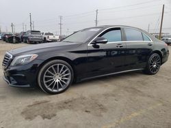 Salvage cars for sale from Copart Los Angeles, CA: 2015 Mercedes-Benz S 550