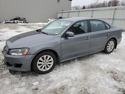 Salvage cars for sale at Wayland, MI auction: 2015 Volkswagen Passat S